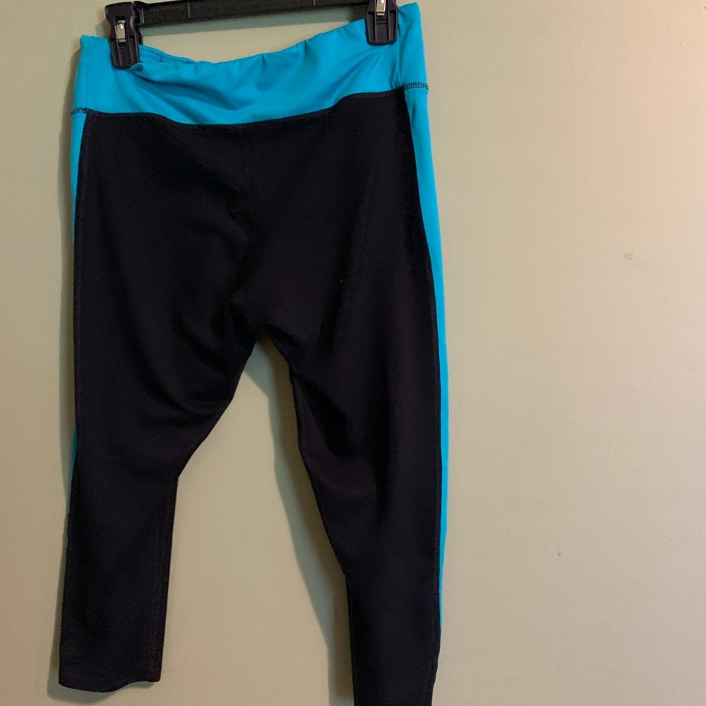 Champion C9 Capri Leggings Black & Pink Active Yoga Pants